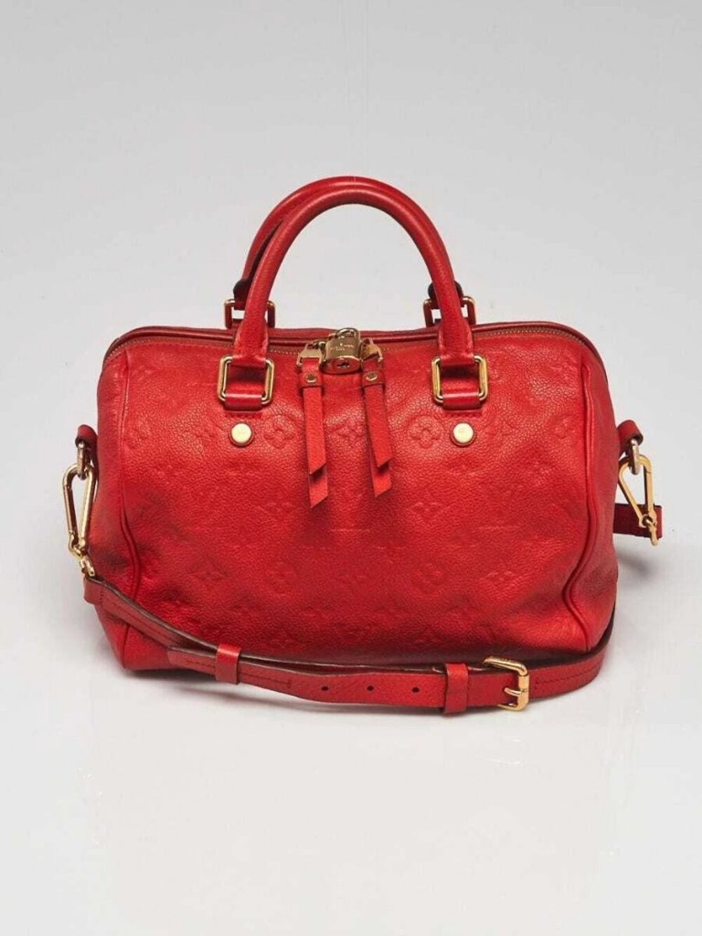 Louis Vuitton Orient Monogram Empreinte Leather Speedy 25 Bandouliere Bag